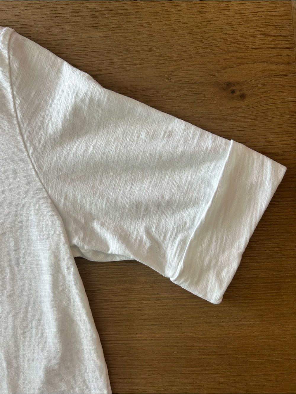 Lilla P White Elbow Length Cuff Sleeve Tee - Picture 4 of 5